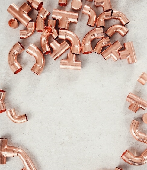 Медная труба для монтажа систем отопления