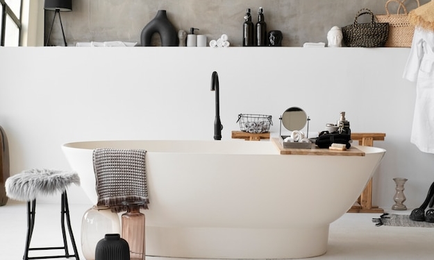 Дизайн ванны с ванной с сидячей ванной